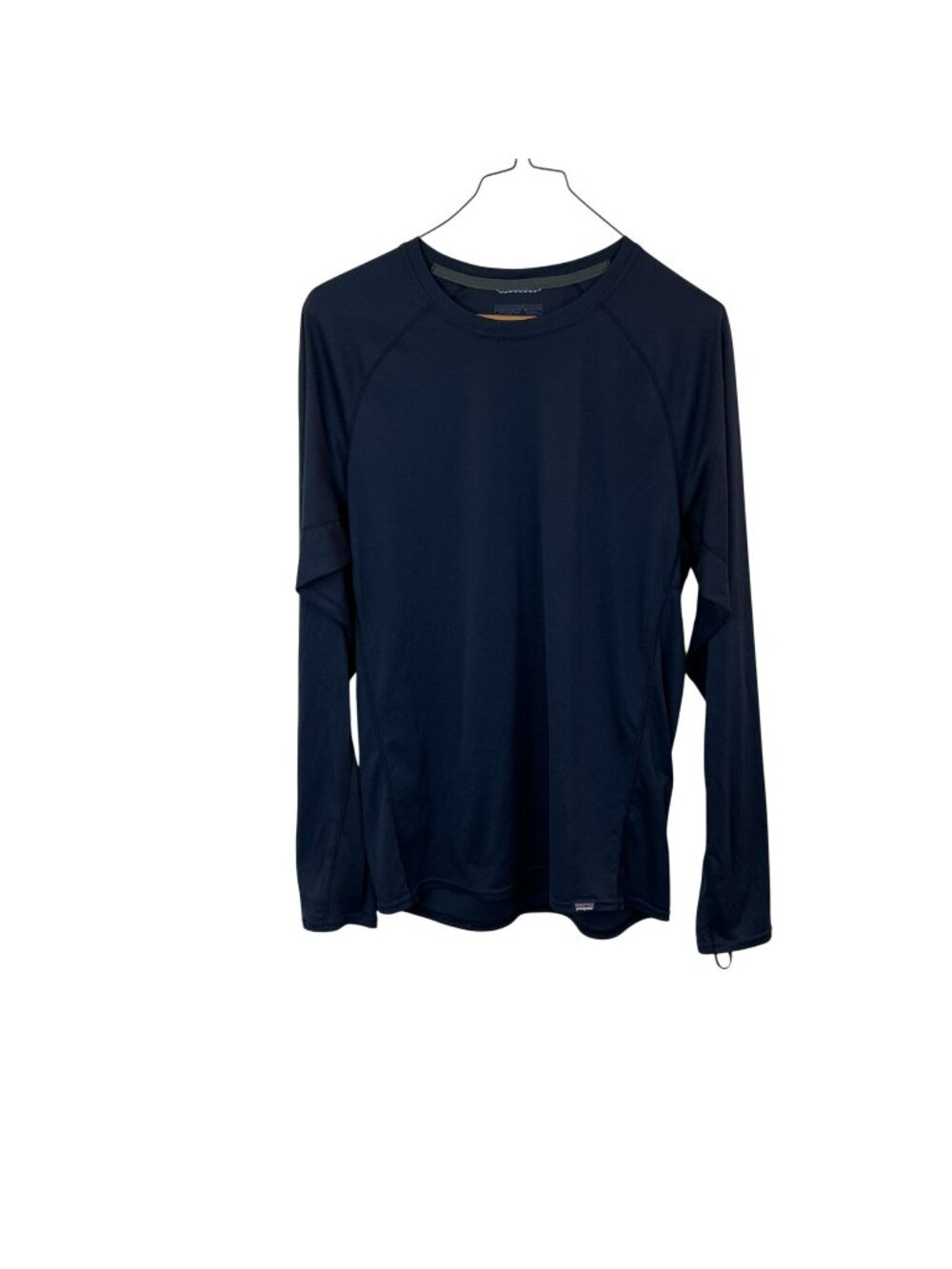 Patagonia Lightweight Capilene Baselayer Long Sleeve Mens Medium Navy Blue